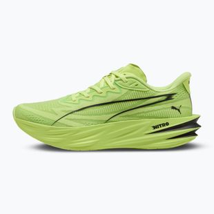 Încălțăminte de alergare pentru bărbați Puma Deviate Pure Nitro sunny lime/puma black