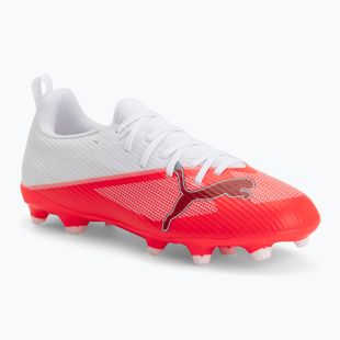 Încălțăminte de fotbal pentru copii PUMA Ultra 7 Match FG/AG Jr ultra red/puma black/puma white
