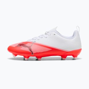 Încălțăminte de fotbal pentru copii Puma Ultra 7 Play FG/AG Jr Ultra Red/Puma Black/Puma White