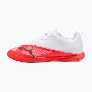 Încălțăminte de fotbal pentru copii Puma Ultra 7 Play IT Jr Ultra Red/Puma Black/Puma White
