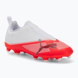 Încălțăminte de fotbal pentru copii Puma Ultra 7 Play LL FG/AG Jr Ultra Red/Puma Black/Puma White