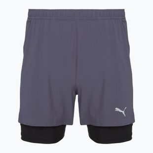 Pantaloni scurți de alergare pentru bărbați PUMA Run Velocity 2IN1 inky depths