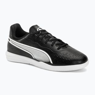 PUMA King Match IT Jr ghete de fotbal pentru copii puma negru/puma alb