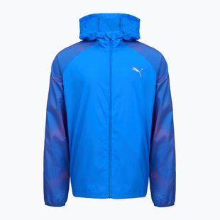 Geacă de alergare pentru bărbați Puma Run Favorite Woven Jacket blue/fire orchid