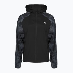 Geacă de alergare pentru femei Puma Run AOP Favorite Woven Jacket black
