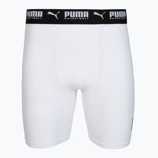 Pantaloni scurți de baschet pentru bărbați PUMA Hoops Team Baselayer puma white