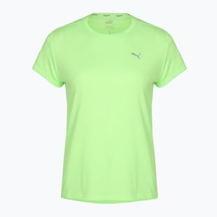 Tricou de alergare pentru femei PUMA Run Favorite Heather green/neon
