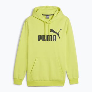 Hanorac pentru bărbați  PUMA Essentials Big Logo Hoodie FL lime sheen
