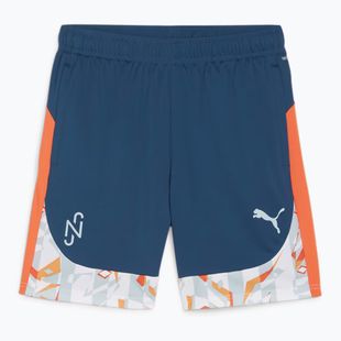 Pantaloni scurți de fotbal pentru bărbați PUMA Neymar JR Creativity Training ocean tropic/hot heat