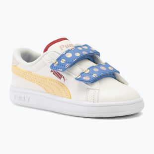 Încălțăminte pentru copii PUMA Smash 3.0 Summer Camp V Inf warm white/chamomile/puma white