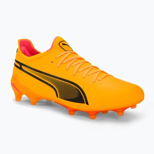 Încălțăminte de fotbal PUMA King Ultimate Fg/Ag sun stream/puma black/sunset glow