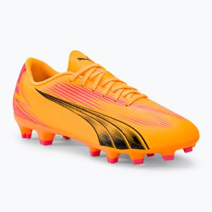 Încălțăminte de fotbal PUMA Ultra Play FG/AG sunset glow/puma black/sun stream