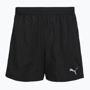 Pantaloni scurți de alergare pentru bărbați Puma Run Favorite Velocity 5" Shorts black/lime