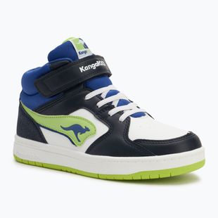Pantofi pentru copii KangaROOS K-CP Hogan EV dark navy/lime