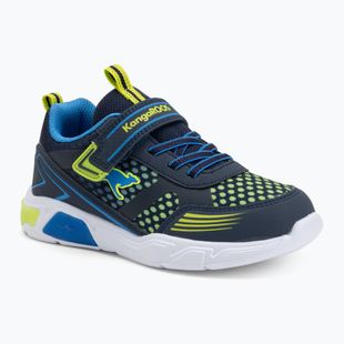 Pantofi pentru copii KangaROOS K-SLB Naro EV dark navy/lime