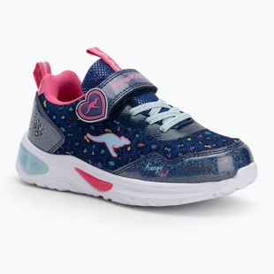 Pantofi pentru copii KangaROOS K-SLG Beauty EV navy/daisy pink