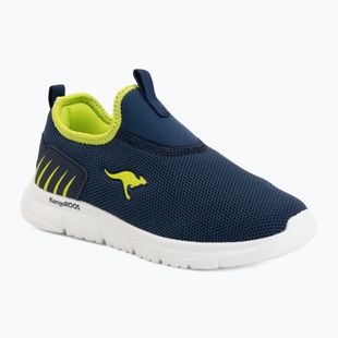 Încălțăminte pentru copii KangaROOS K-ETK Dunnart dark navy/lime
