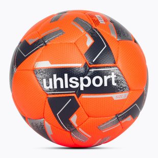 Minge de fotbal uhlsport 290 Ultra Lite Addglue fluo orange/marine/silber mărimea 3