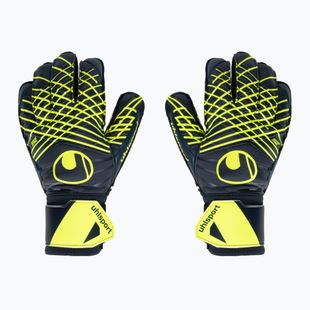 Mănuși de portar uhlsport Prediction Soft Pro black/white/fluo orange