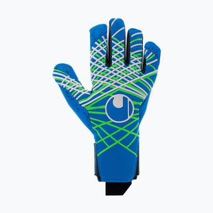 Mănuși de portar uhlsport Aquagrip HN pacific blue/fluo green/w