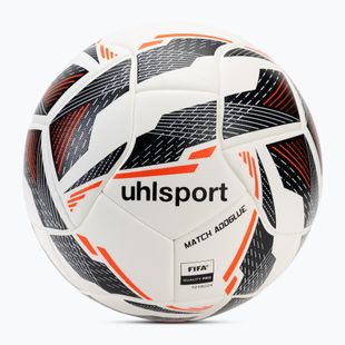 Minge de fotbal uhlsport Match Addglue white/navy/fluo red mărime 5