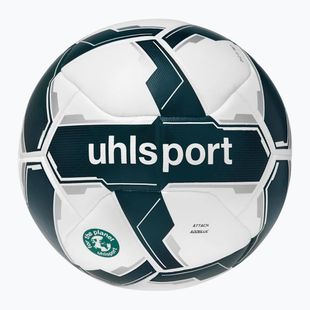 Minge de fotbal uhlsport Attack Addglue white/dark blue/blue mărime 5