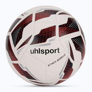Minge de fotbal uhlsport Attack Addglue white/black/fluo red mărime 4