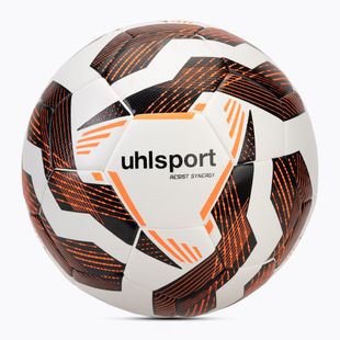 Minge de fotbal uhlsport Resist Synergy white/black/fluo orange mărime 4