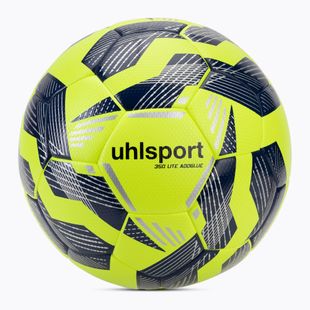 Minge de fotbal uhlsport 350 Lite Addglue fluo yellow/navy/silver mărime 5