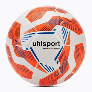Minge de fotbal uhlsport 290 Ultra Lite Addglue white/fluo orange/dark blue mărime 5