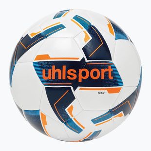 Minge de fotbal uhlsport Team white/navy/fluo orange mărime 5