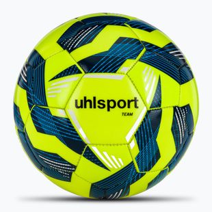 Minge de fotbal uhlsport Team fluo yellow/navy/white mărime 4