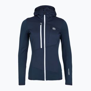 Bluză pentru femei ORTOVOX Fleece Grid Hoody deep ocean