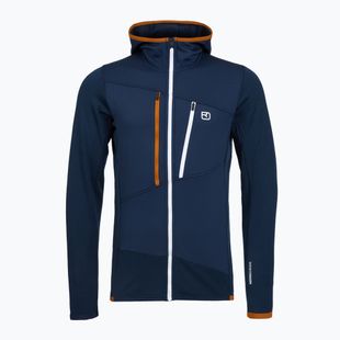Bluză pentru bărbați ORTOVOX Fleece Grid Hoody deep ocean
