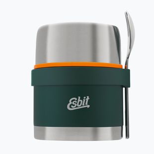 Termos pentru alimente cu tacâmuri Esbit Stainless Steel Food Jug 500 ml forest green