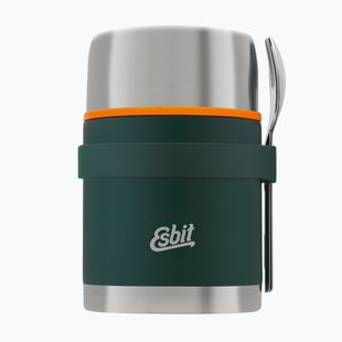 Termos pentru alimente cu tacâmuri Esbit Stainless Steel Food Jug 750 ml forest green