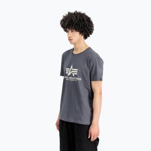 Tricou pentru bărbați Alpha Industries Basic greyblack