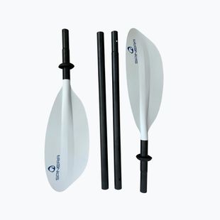 Vâslă de caiac 4-elemente SPINERA Kayak Basic Alu 4D white