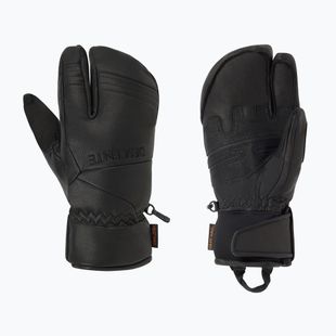 Mănuși de schi pentru bărbați Descente 3 Finger Leather black