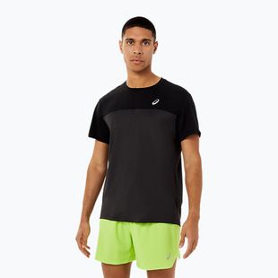 Tricou de alergat pentru bărbați ASICS Race Top performance black/graphite grey