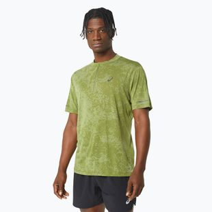 Tricou de alergat pentru bărbați  ASICS Metarun Pattern 1/2 ZIP cactus