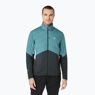 Jacheta de iarnă pentru bărbați ASICS Winter Run, gri cețos/grafit