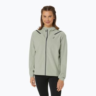 Geacă de alergat pentru femei ASICS Accelerate Waterproof 2.0 olive grey