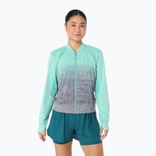 Geacă de alergat pentru femei ASICS Nagino Run Seamless aurora green/blue expanse
