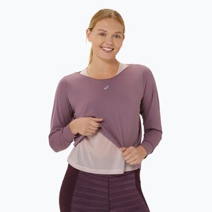 Longsleeve + Tank top de alergare pentru femei ASICS Nagino Run dusty mauve/watershed rose