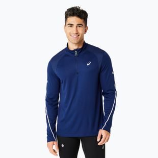Longsleeve de alergare pentru bărbați ASICS Road Lite-Show 1/2 Zip blue expense