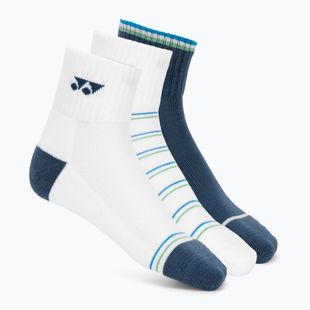Șosete YONEX 19236 Quarter 3 pary navy/white/green