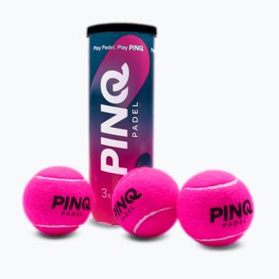 Mingi de padel PINQ Padel 3B 3 pcs. pink
