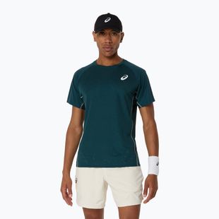 ASICS Match Actibreeze Top pentru bărbați tricou de tenis verde saxon