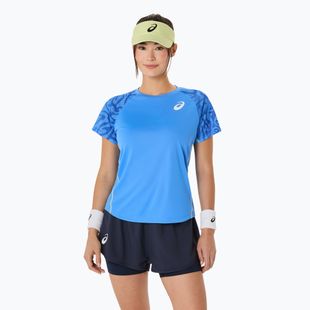 Tricou de tenis pentru femei ASICS Game Top blue coast